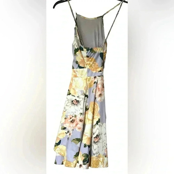 NWT Speechless A-Line Crossback Spaghetti Strap Floral Dress Sz Jrs. 7 - Picture 4 of 7